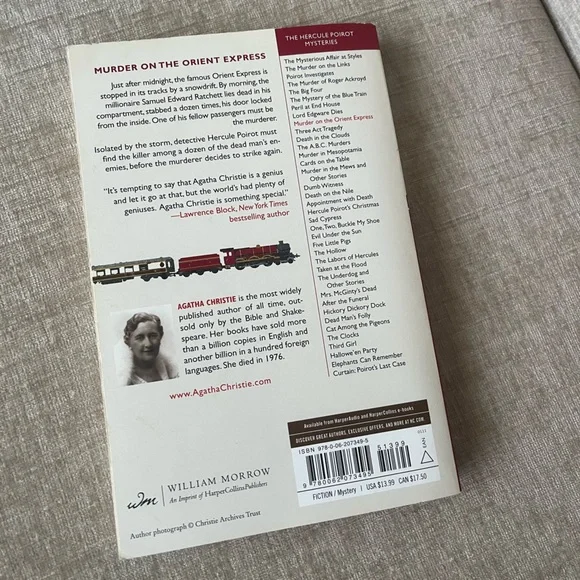 Murder on the Orient Express - Agatha Christie Book - Picture 2 of 2